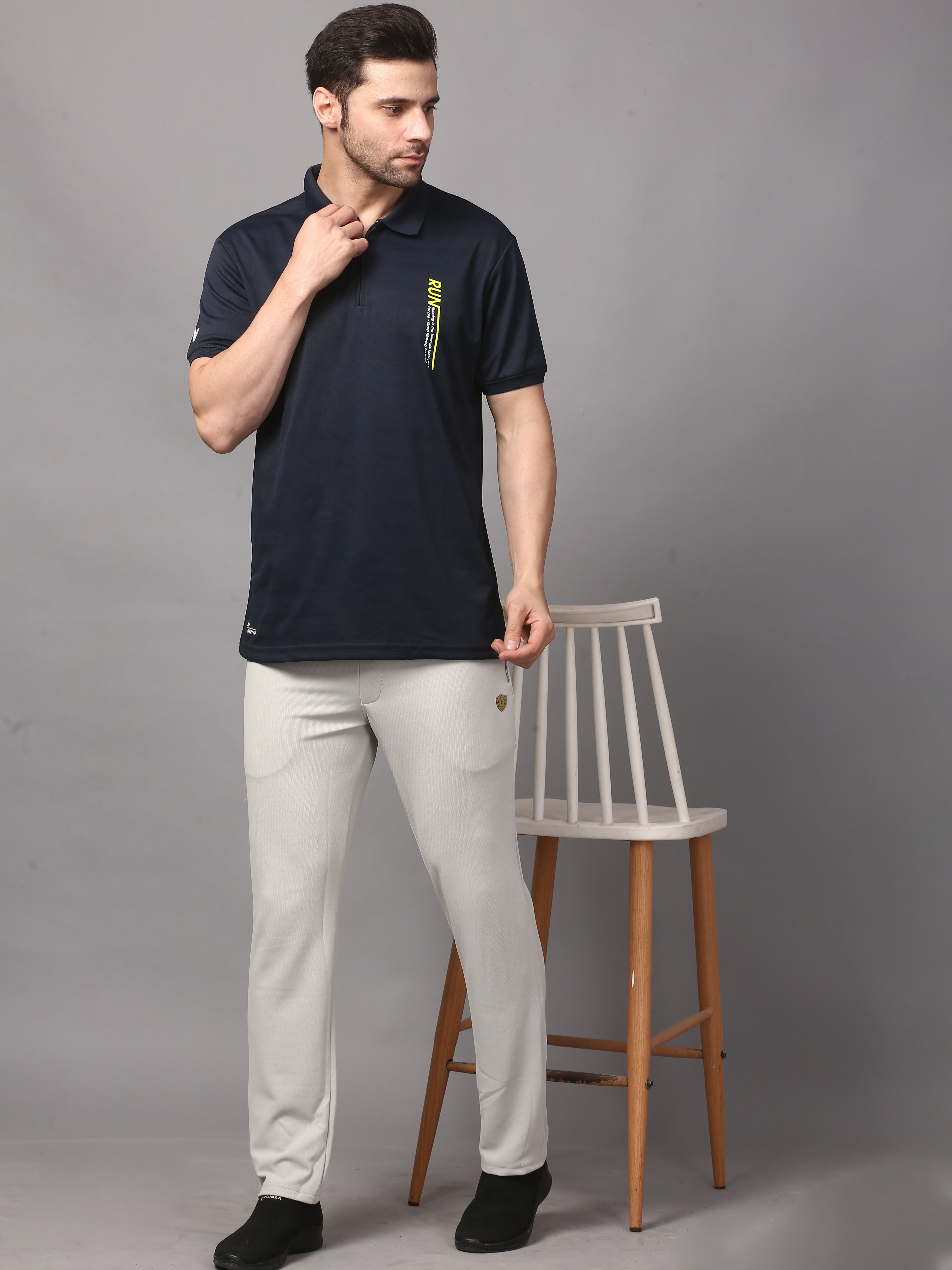 Men's Graphic Polo T-Shirt