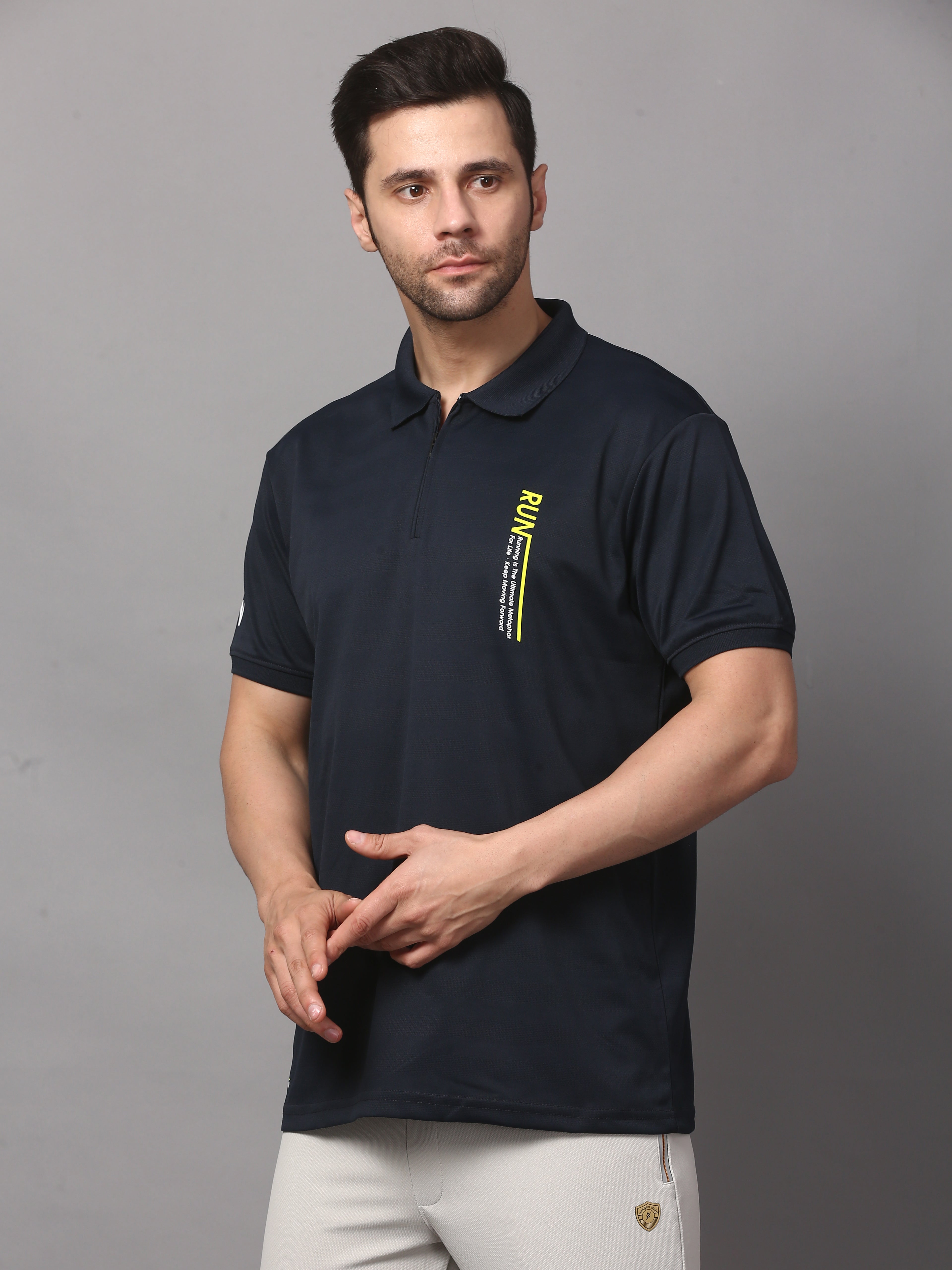 Men's Graphic Polo T-Shirt