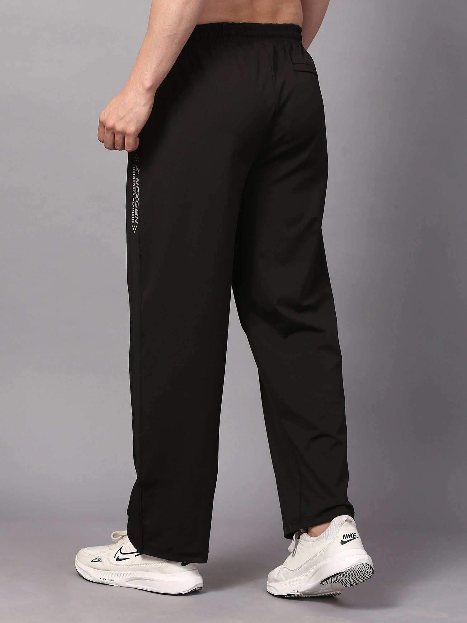 black trackpants