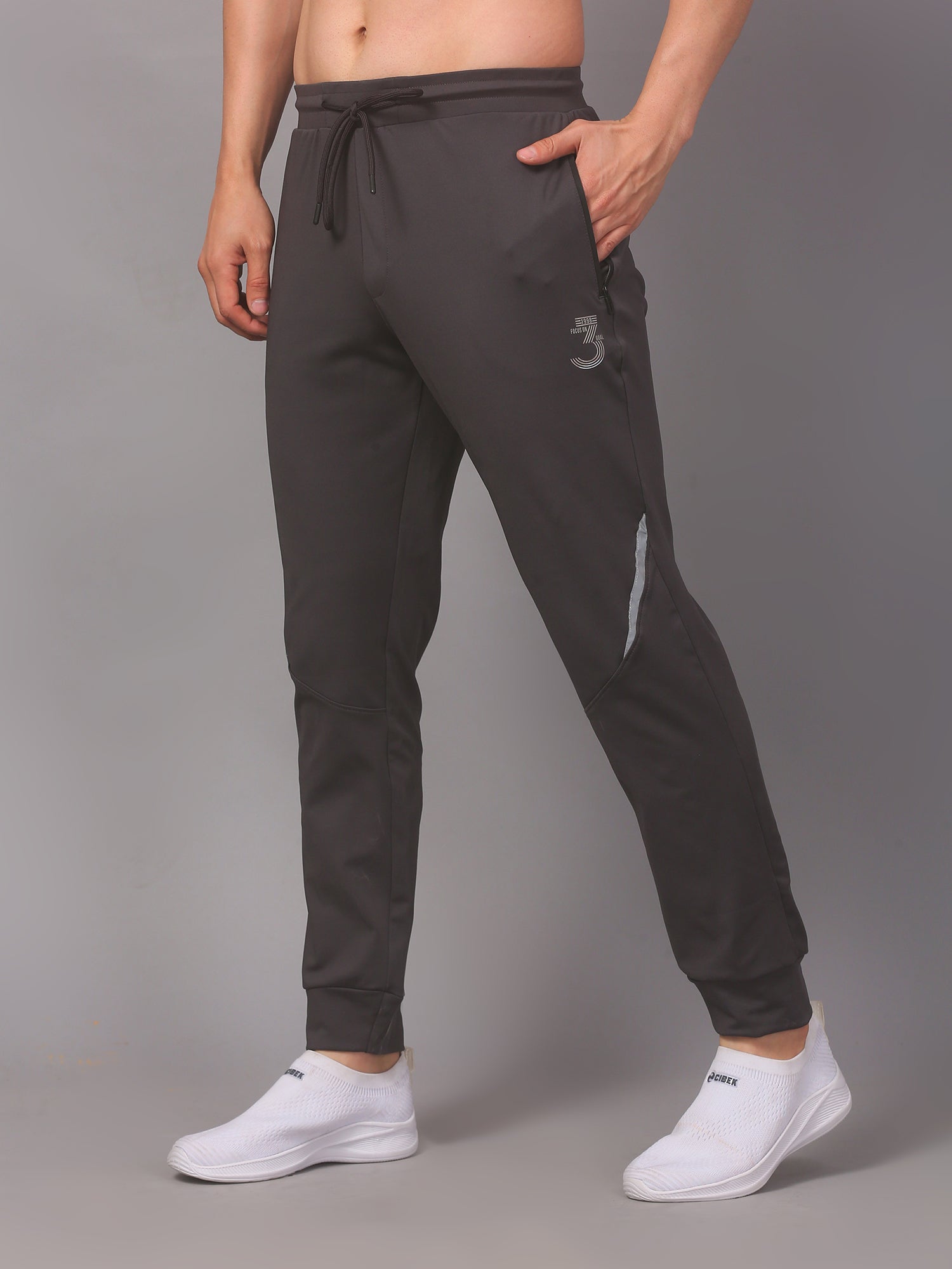 jogger pants with a drawstring and pockets