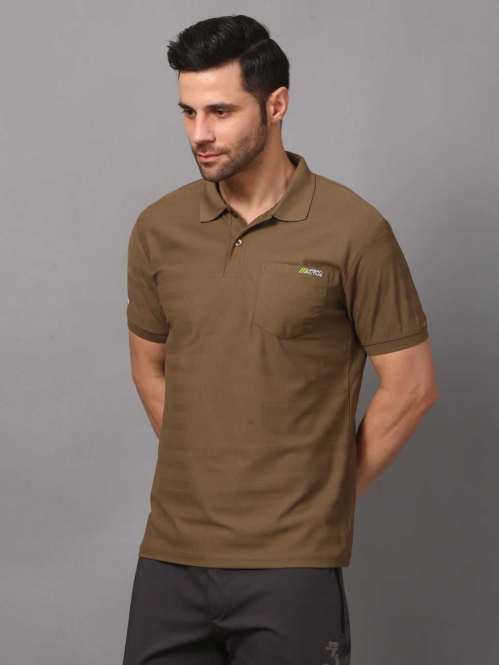 Men's Plain Polo T-Shirt with Pocket