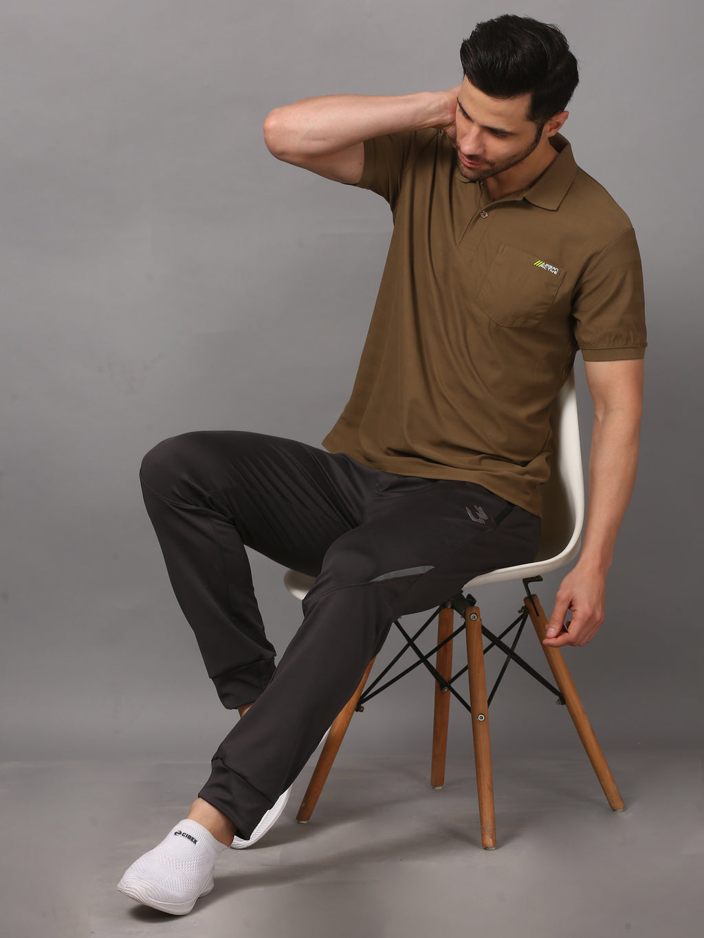 Men's Plain Polo T-Shirt with Pocket