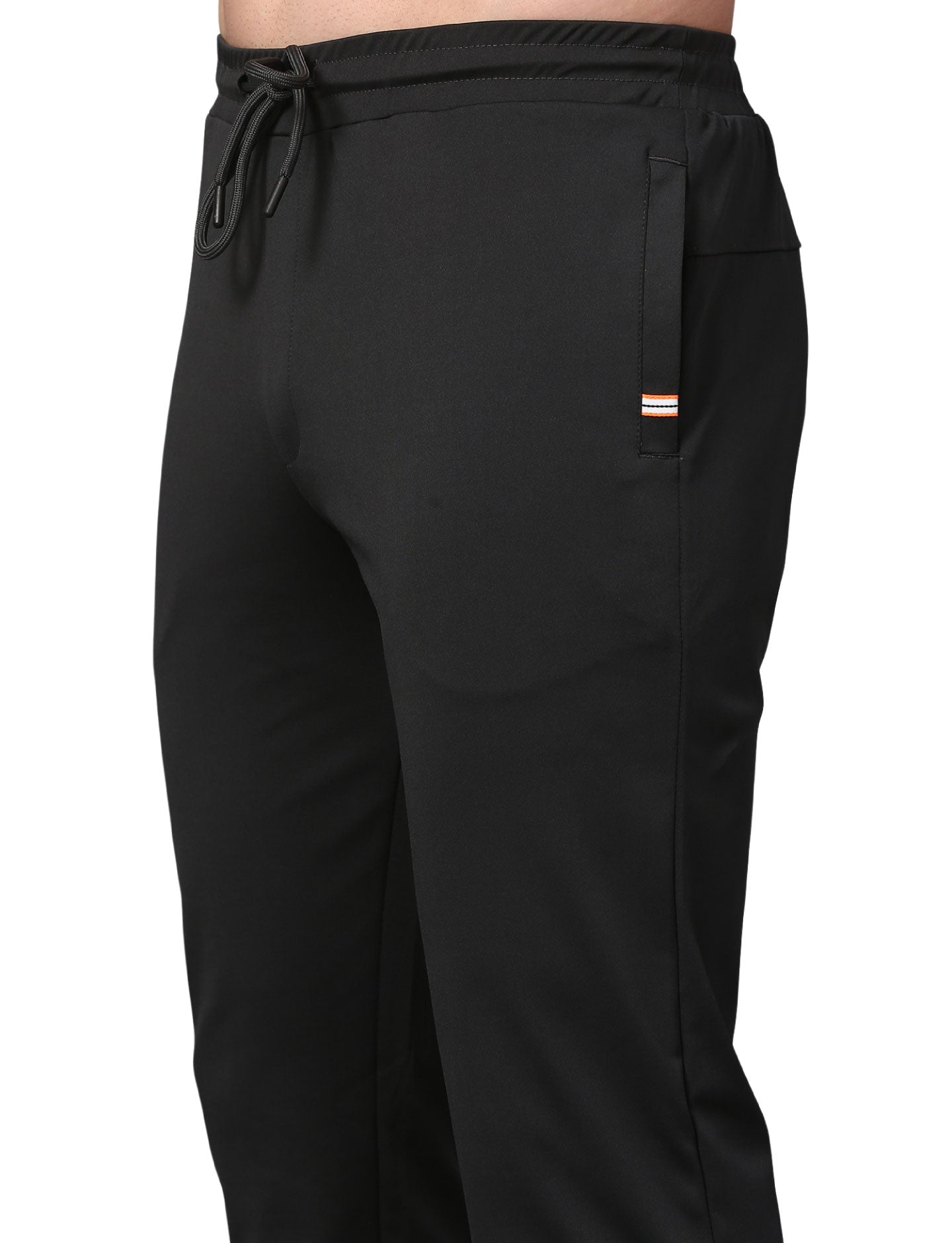 Men's Track Pants Joggers Zipper Gen Z Casual, Sports Gym Activities Dark Grey