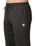 Men's Track Pants Joggers Casual Pocket Olive Grey
