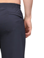 Men's Track Pants Solid Slim Fit Navy