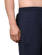 Men's Track Pants Joggers Casual Pocket Navy