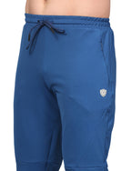 Men's Track Pants Joggers Casual Pocket Bright Indigo
