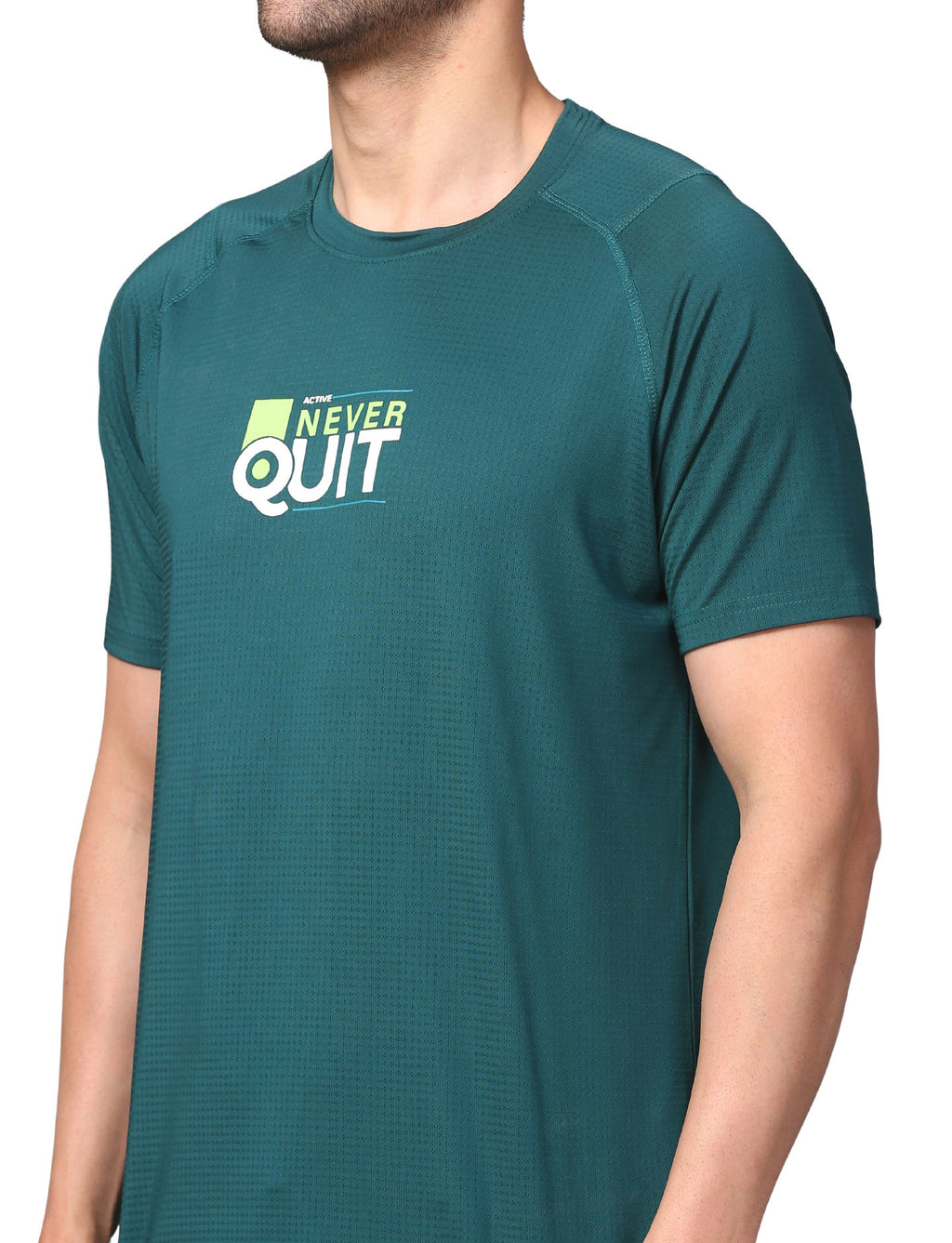 Men's Everyday Round Neck T-Shirt – Teal Green