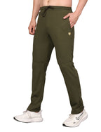Men's Track Pants Joggers Casual Pocket Olive