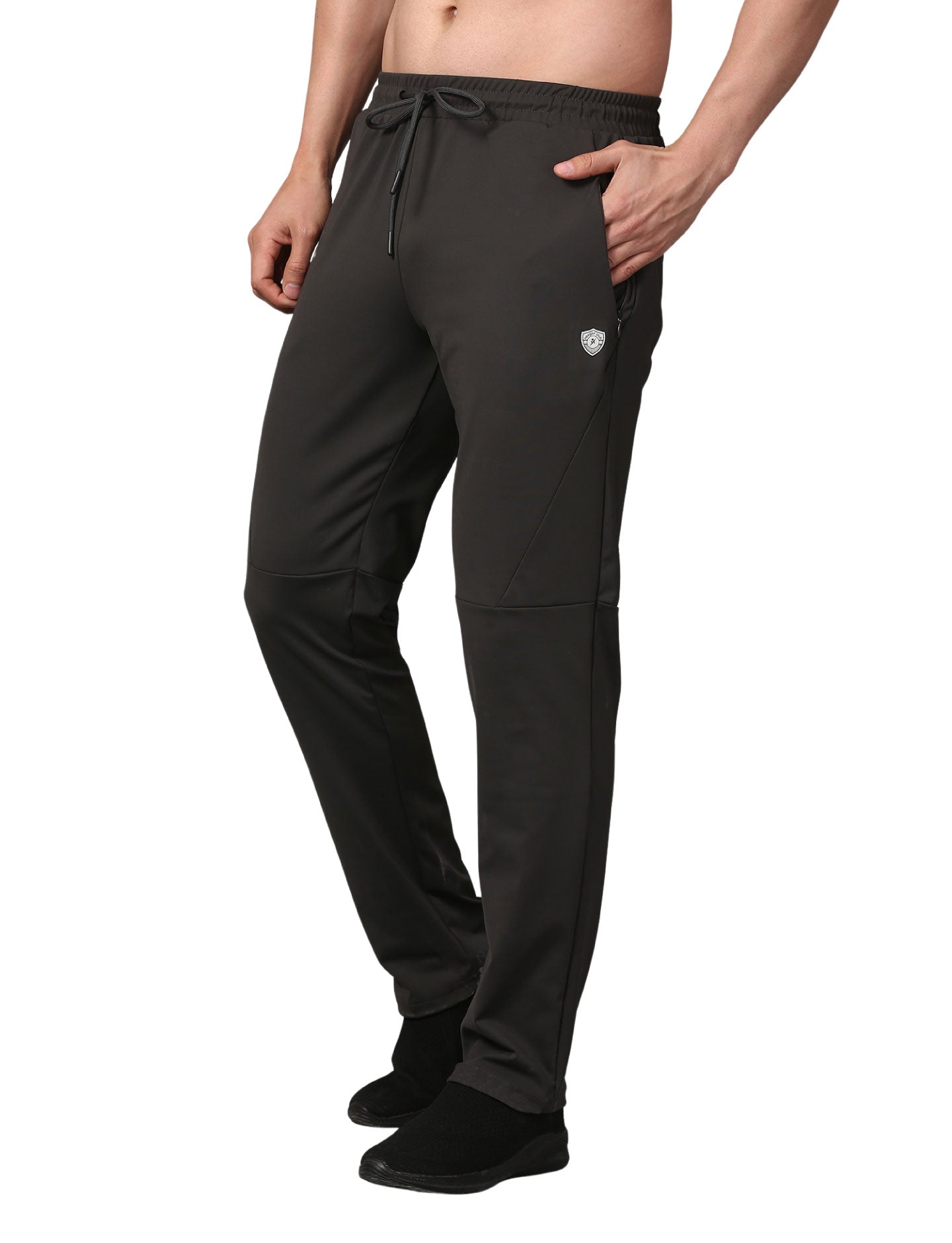 Men's Track Pants Joggers Casual Sports Gym Outdoor Activities Pach Pocket Olive Grey