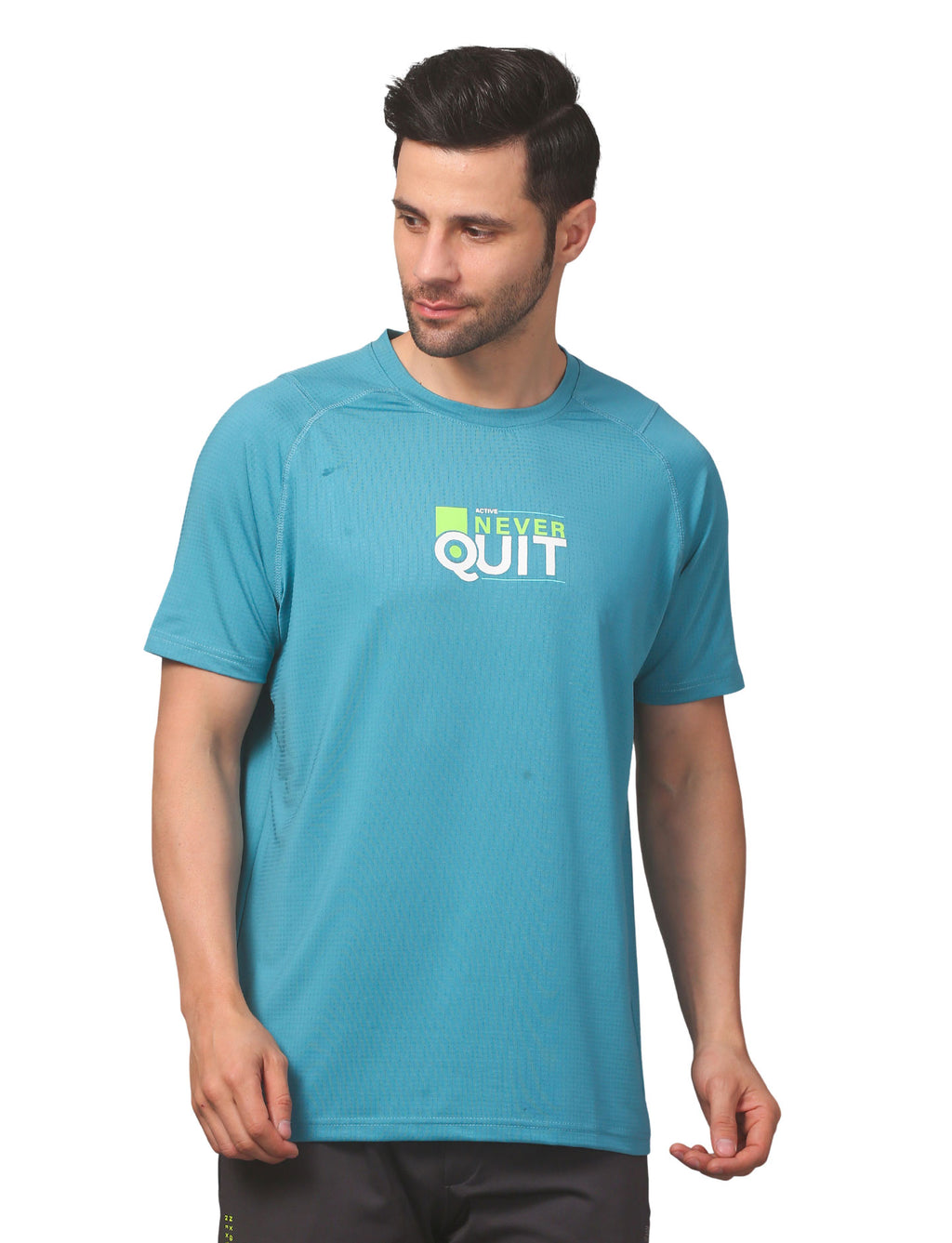 Men's Everyday Round Neck T-Shirt – Teal Green