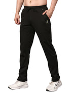 Men's Track Pants Slim Fit Joggers Drawsting Black