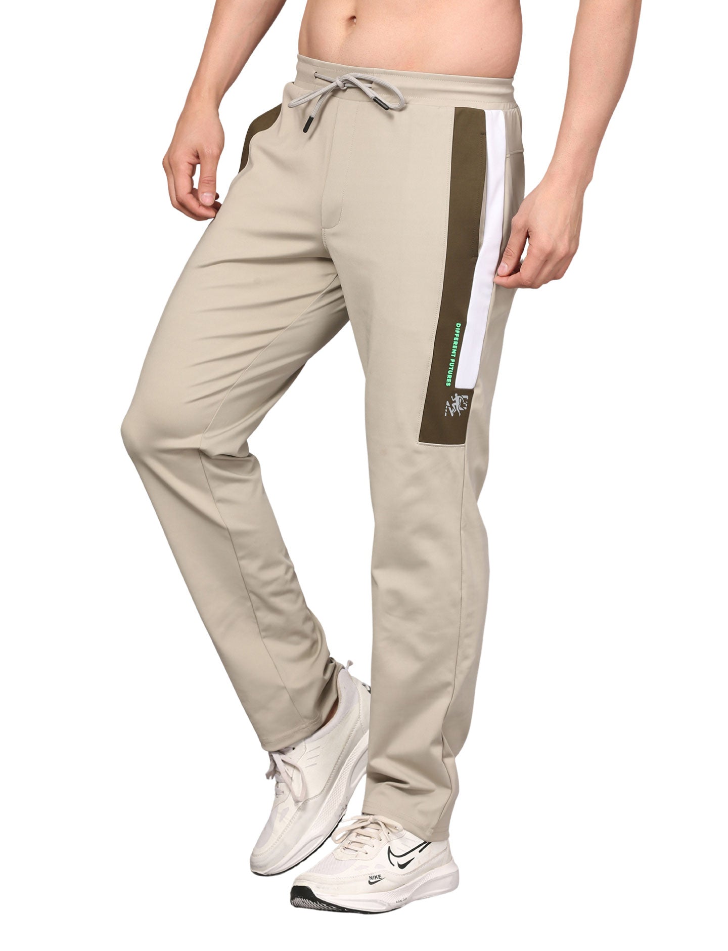 Men's Track Pants Smart Fit Joggers with Side 2 with Back 1 Pockets Active Agate Grey