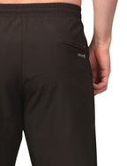 Men's Track Pants Sport Slim Fit Joggers Black