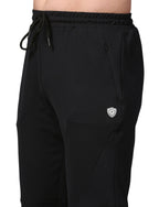 Men's Track Pants Joggers Casual Pocket Black