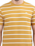 Men's Striped Crew Neck T-Shirt
