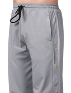 Men's Track Pants Solid Slim Fit Grey