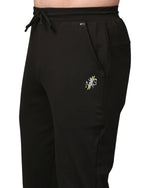Men's Track Pants Slim Fit Joggers Drawsting Black