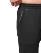 Men's Track Pants Slim Fit Joggers Drawsting Charcoal