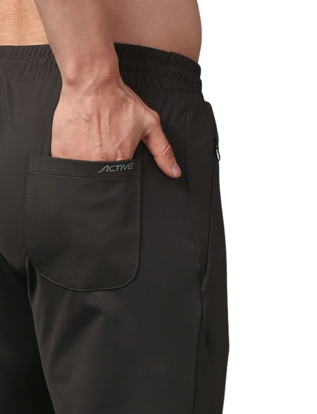 Men's Track Pants Joggers Casual Sports Gym Outdoor Activities Pach Pocket Olive Grey