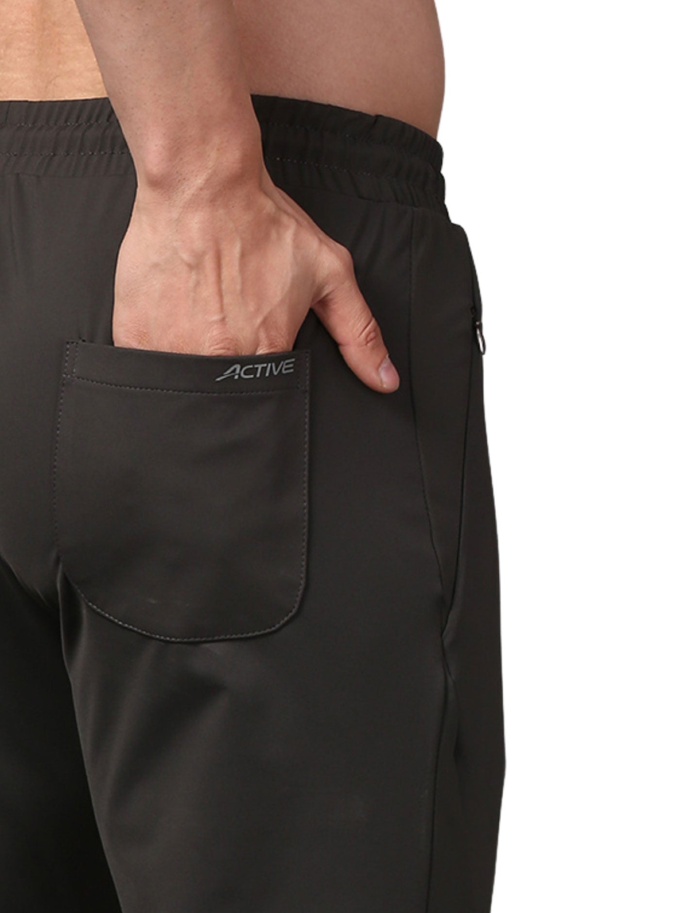 Men's Track Pants Joggers Casual Sports Gym Outdoor Activities Pach Pocket Olive Grey