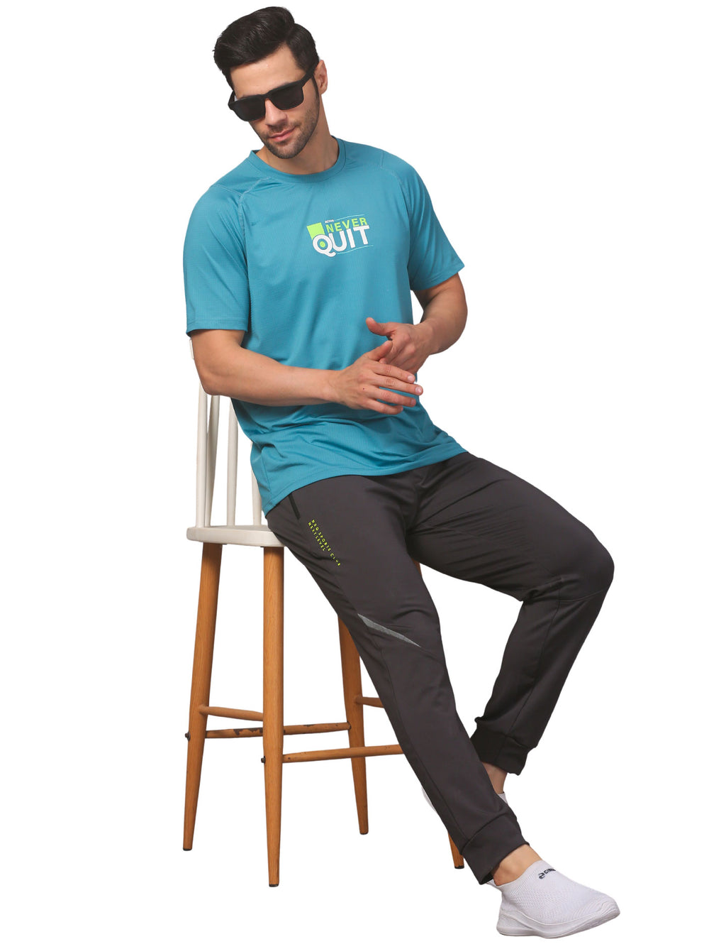 Men's Everyday Round Neck T-Shirt – Teal Green