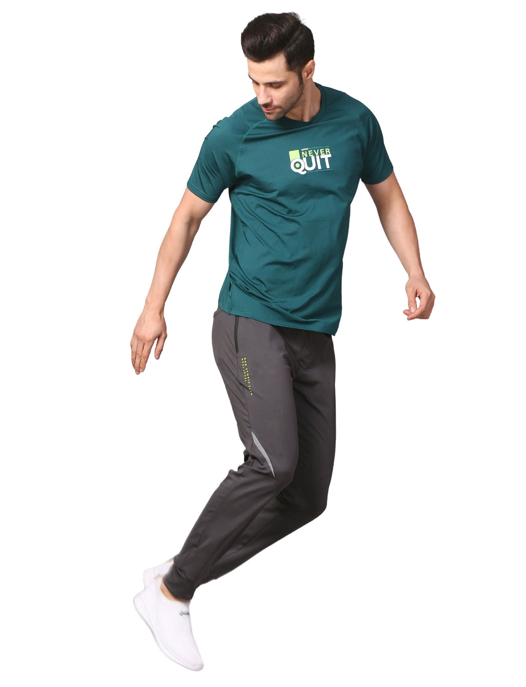 Men's Everyday Round Neck T-Shirt – Teal Green