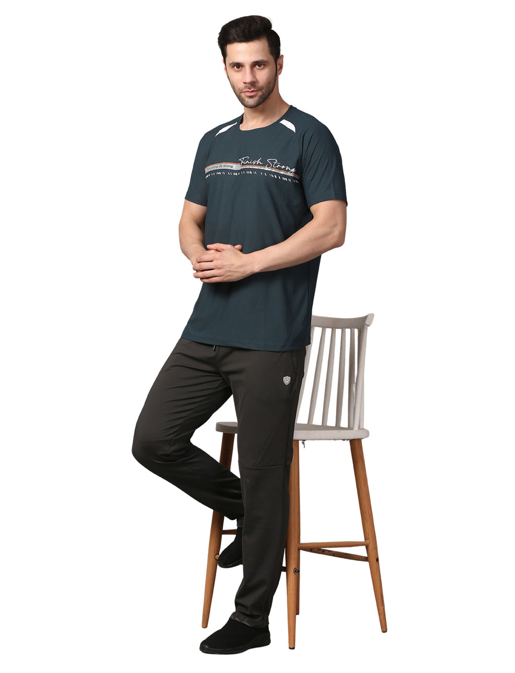 Men's Track Pants Joggers Casual Sports Gym Outdoor Activities Pach Pocket Olive Grey