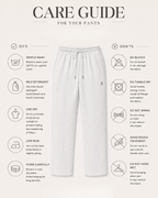 Linen Look Straight Fit Pants white