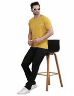 Men's Solid Crew Neck Performance T-Shirt MUSTERD