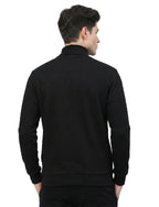 Texured Quater Zip: Black