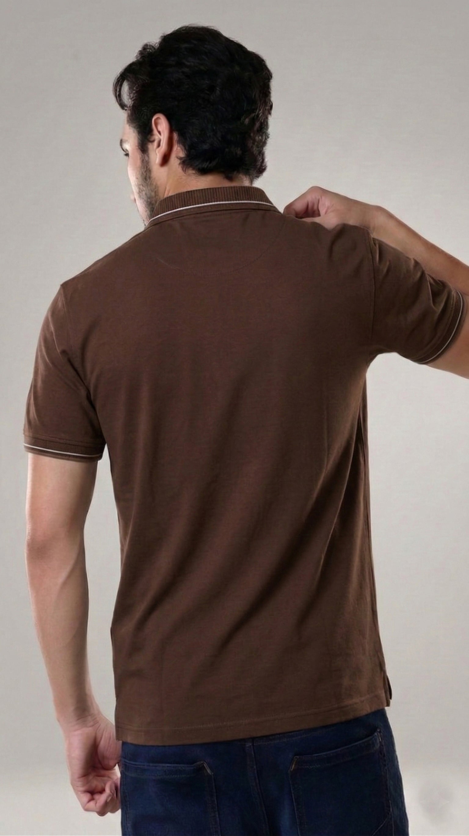 Classic Polo Shirt Brown