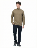 Textured High Neck: Beige