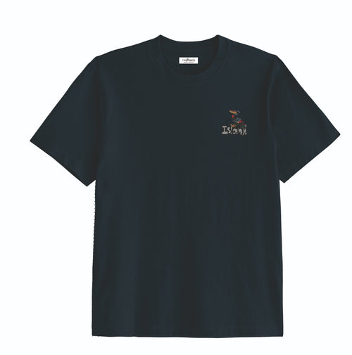 Abstract Black Oversized Graphic Tee - Unisex