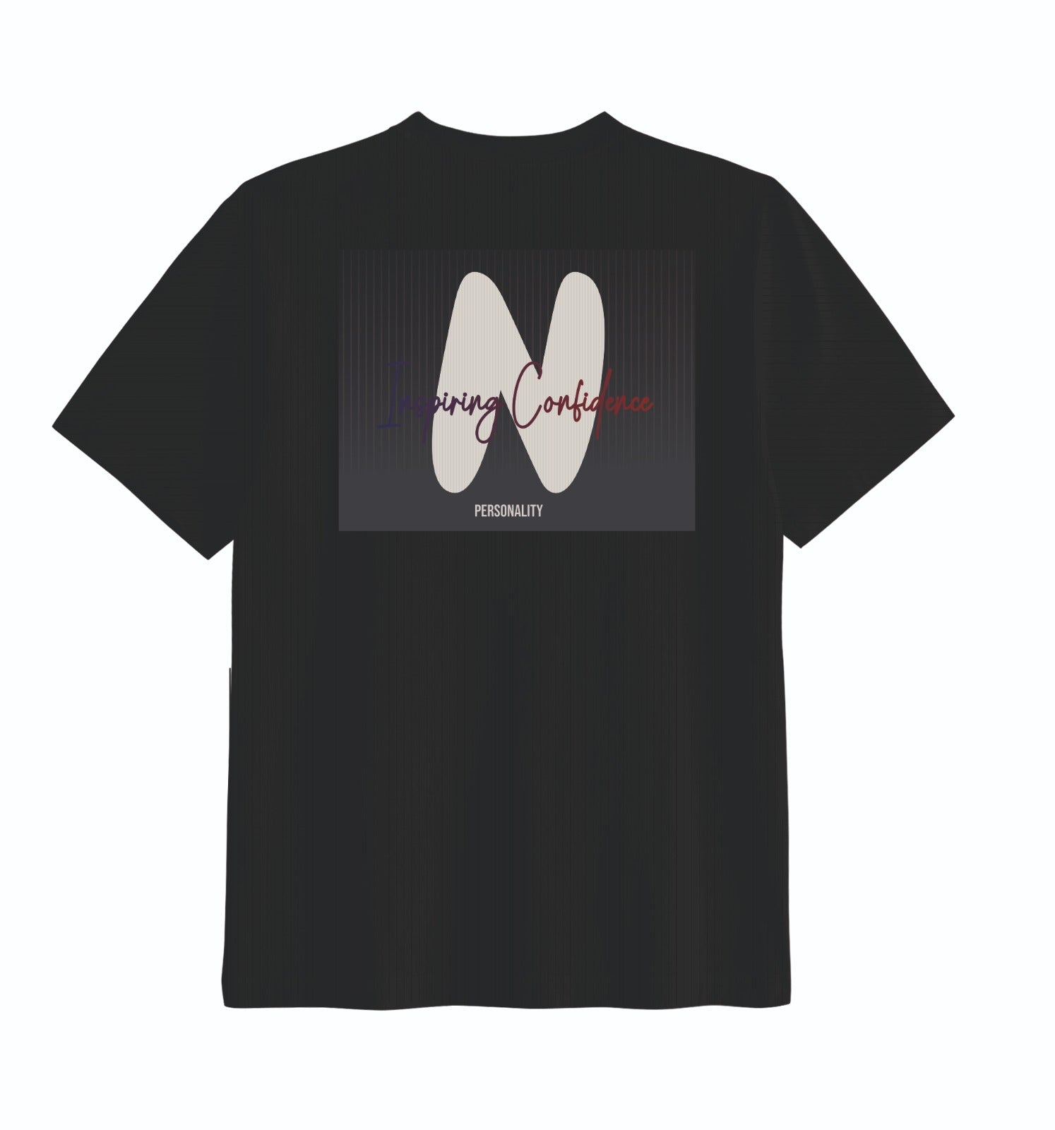 Minimalist Black Oversized Graphic Tee - Unisex