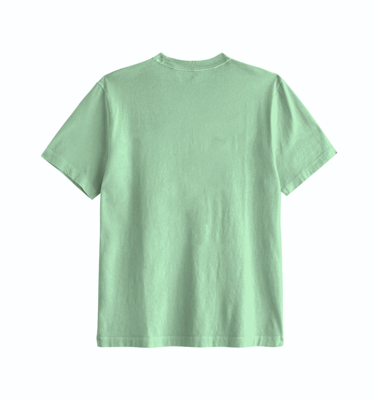 Sage Green Playful Oversized Graphic Tee - Unisex