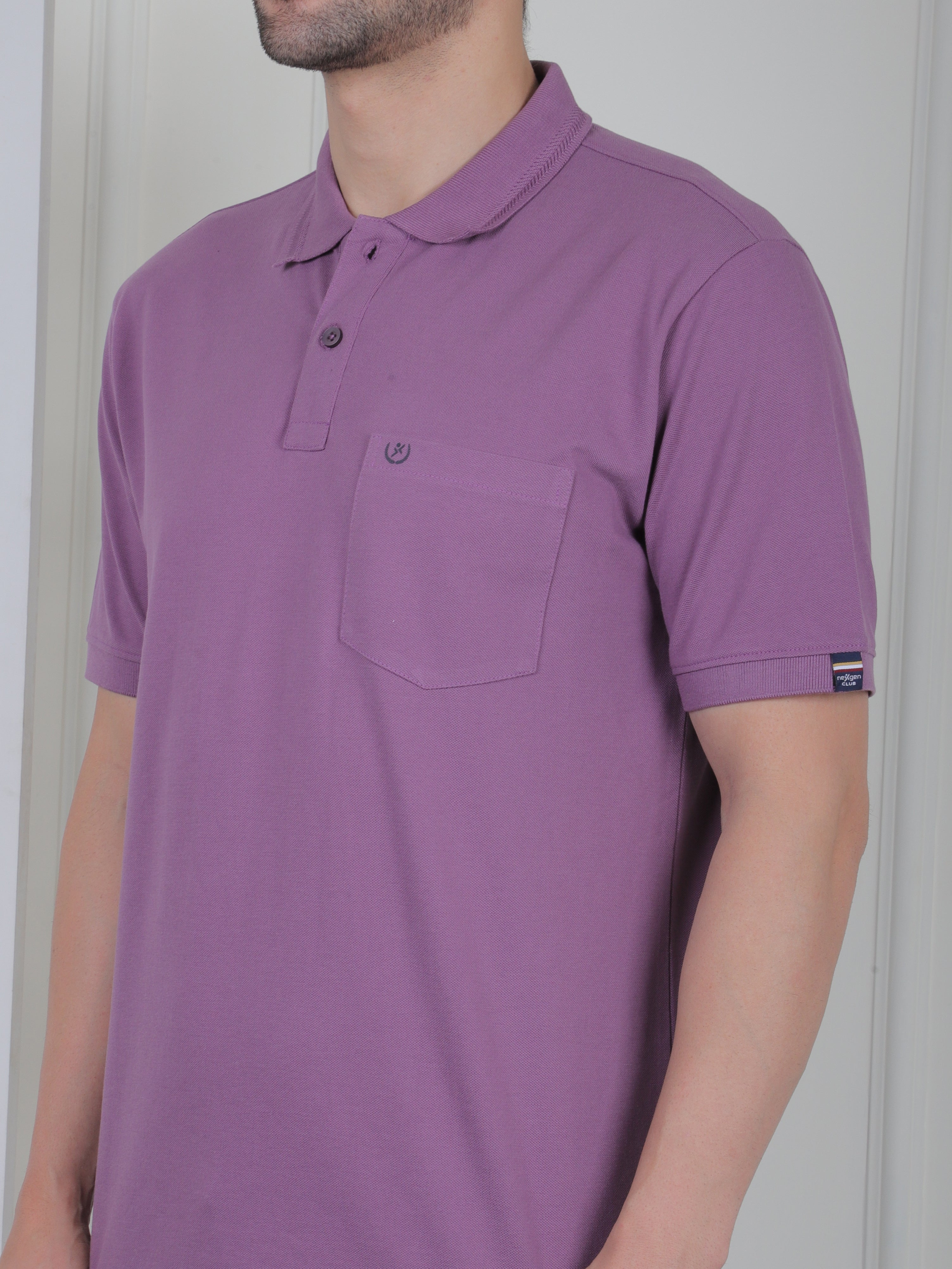 Men's Pique Polo T-Shirt with Pocket – India