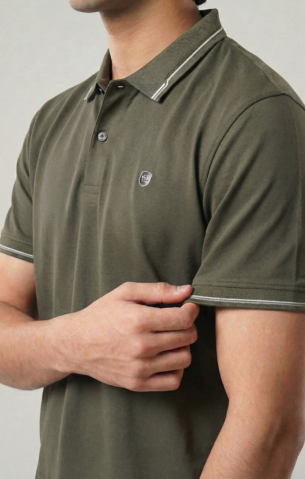 Signature Olive Polo