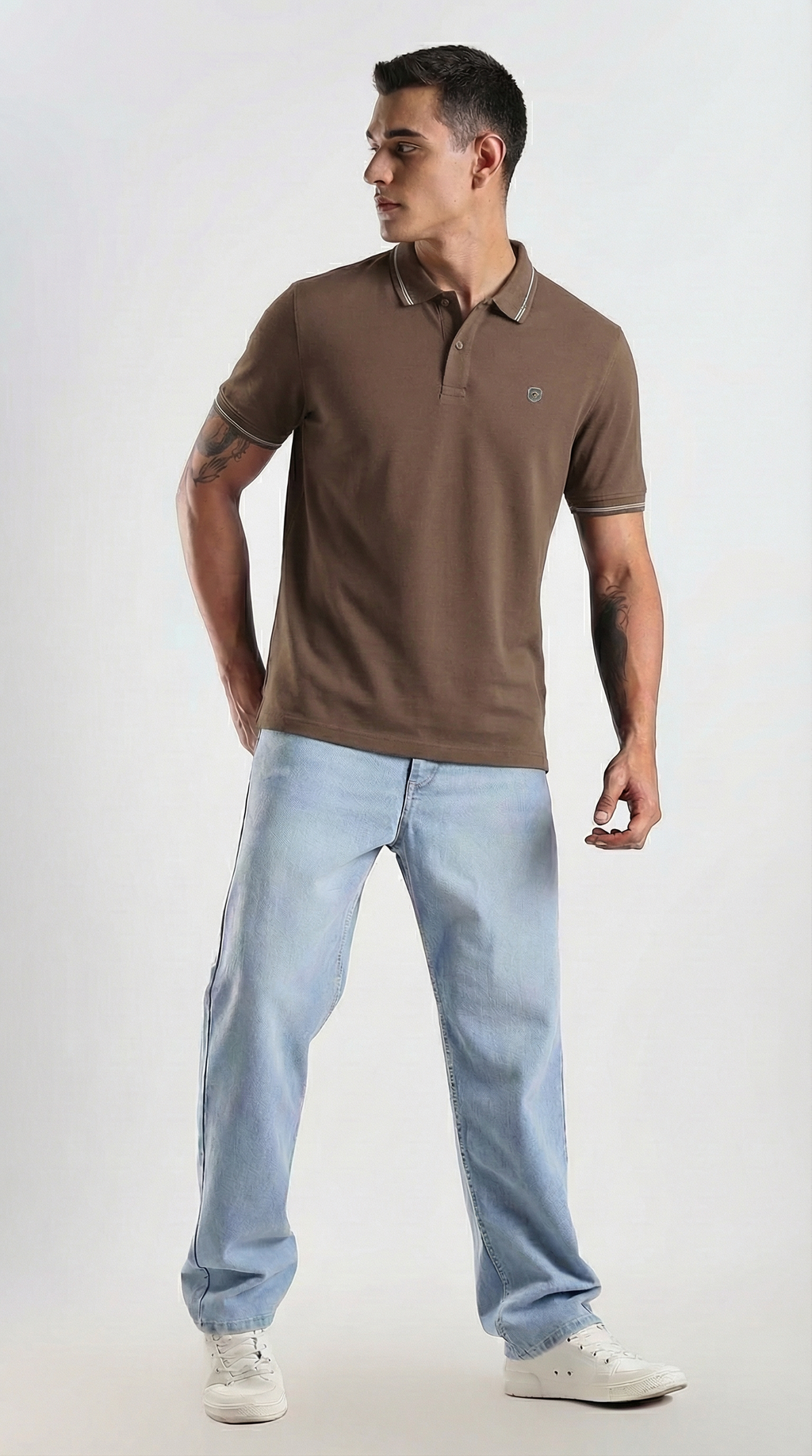 Signature Brown Polo