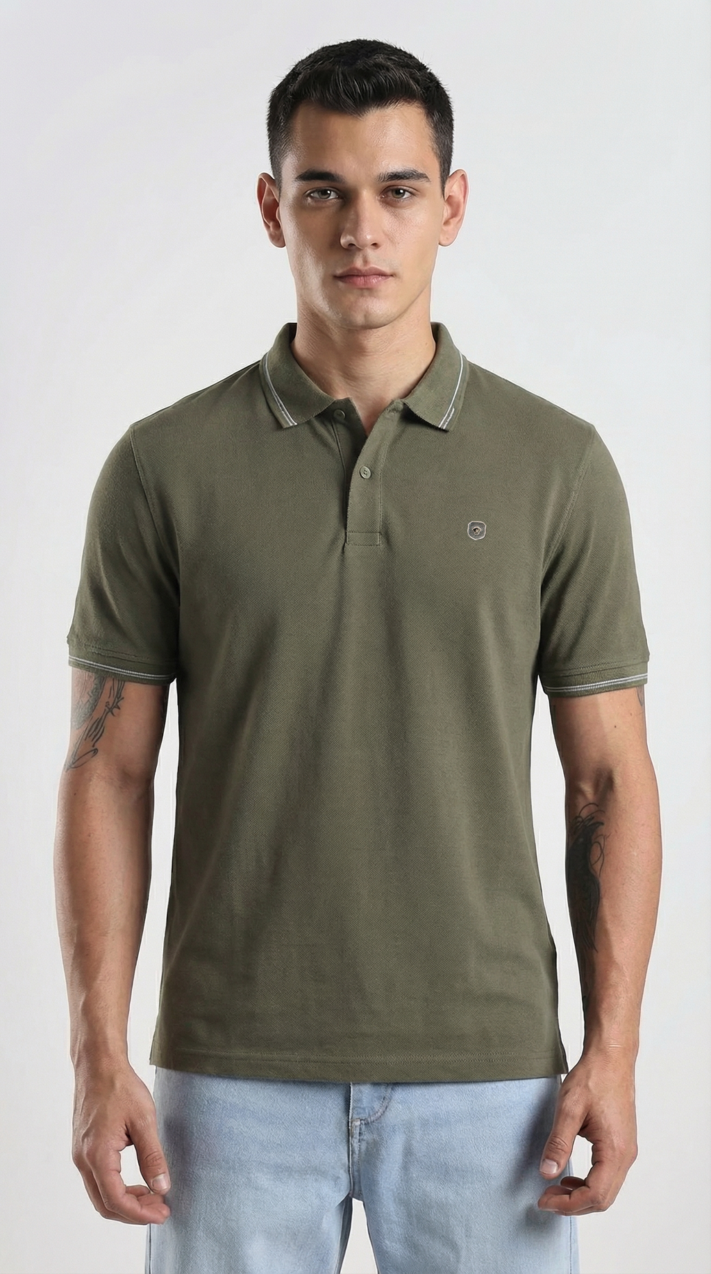 Signature Olive Polo