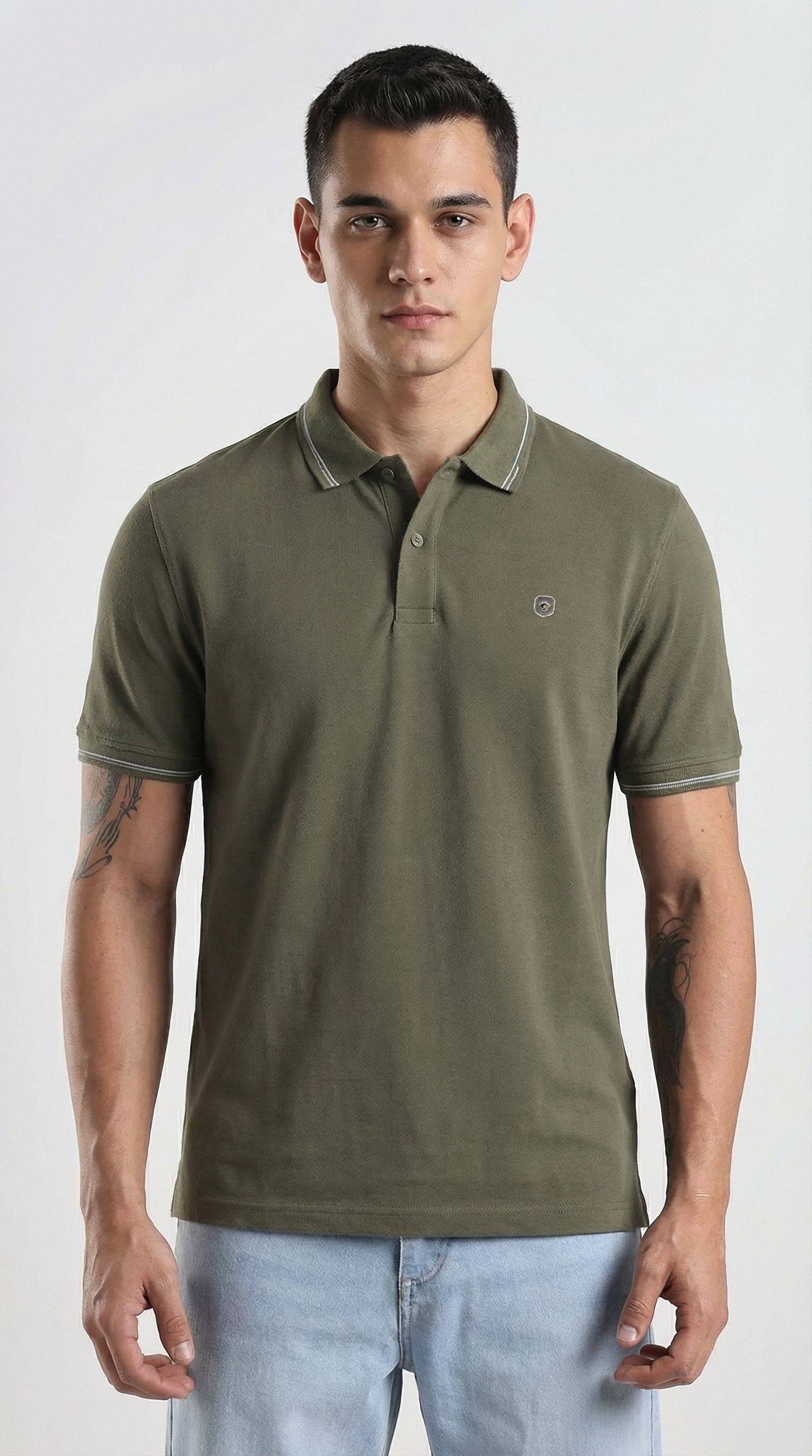 Signature Olive Polo