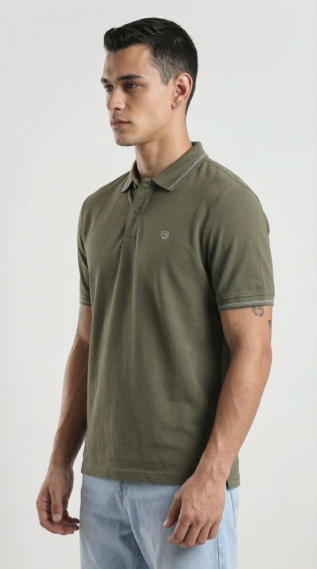 Signature Olive Polo