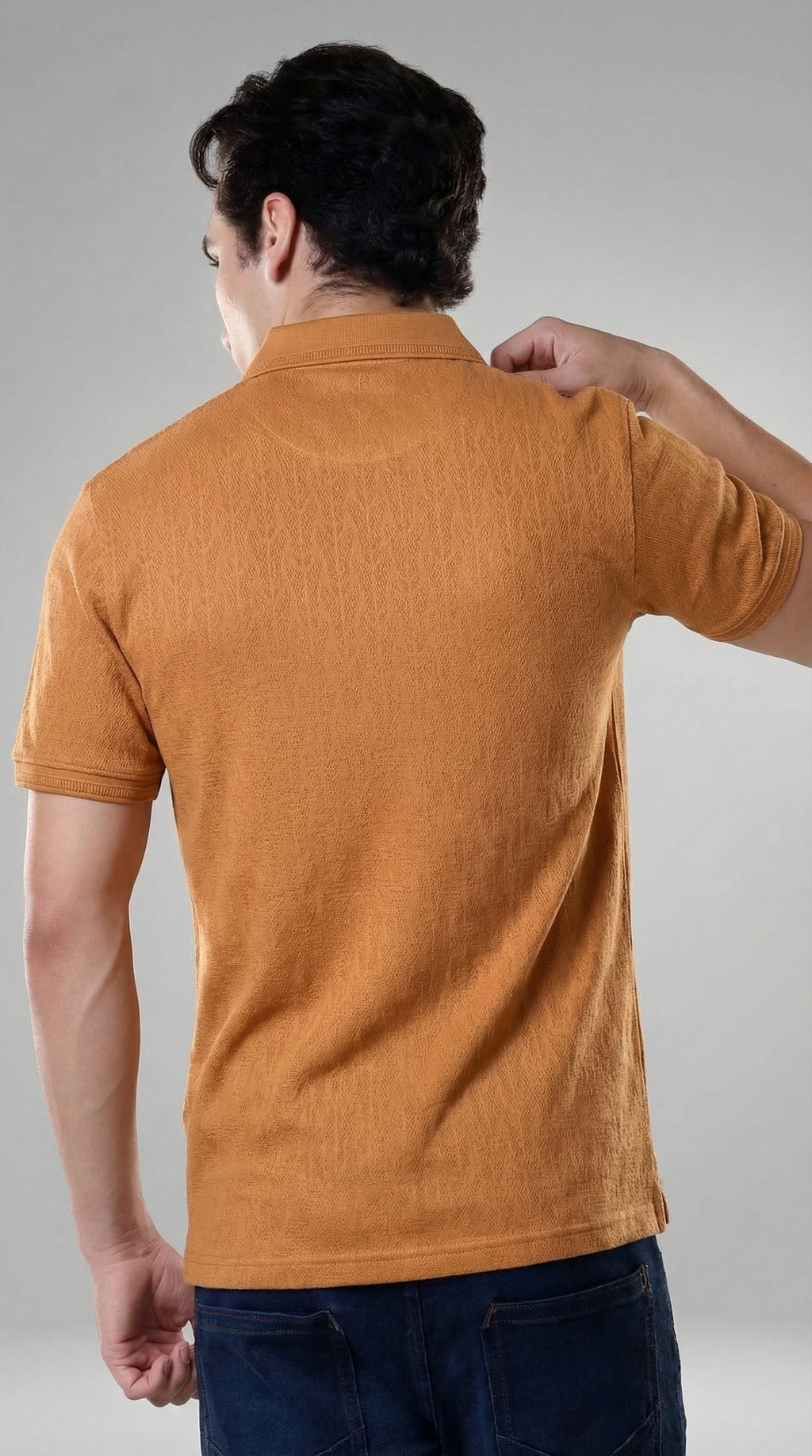 Texture tan polo