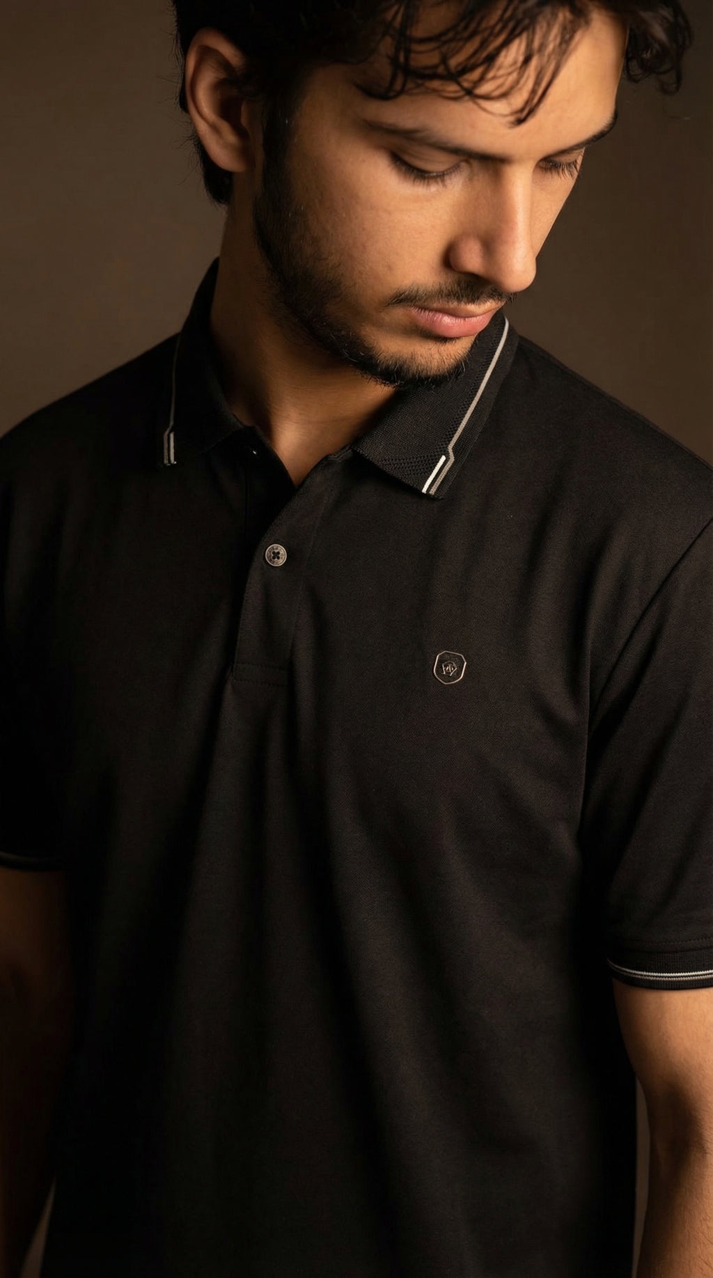 Signature Black Polo