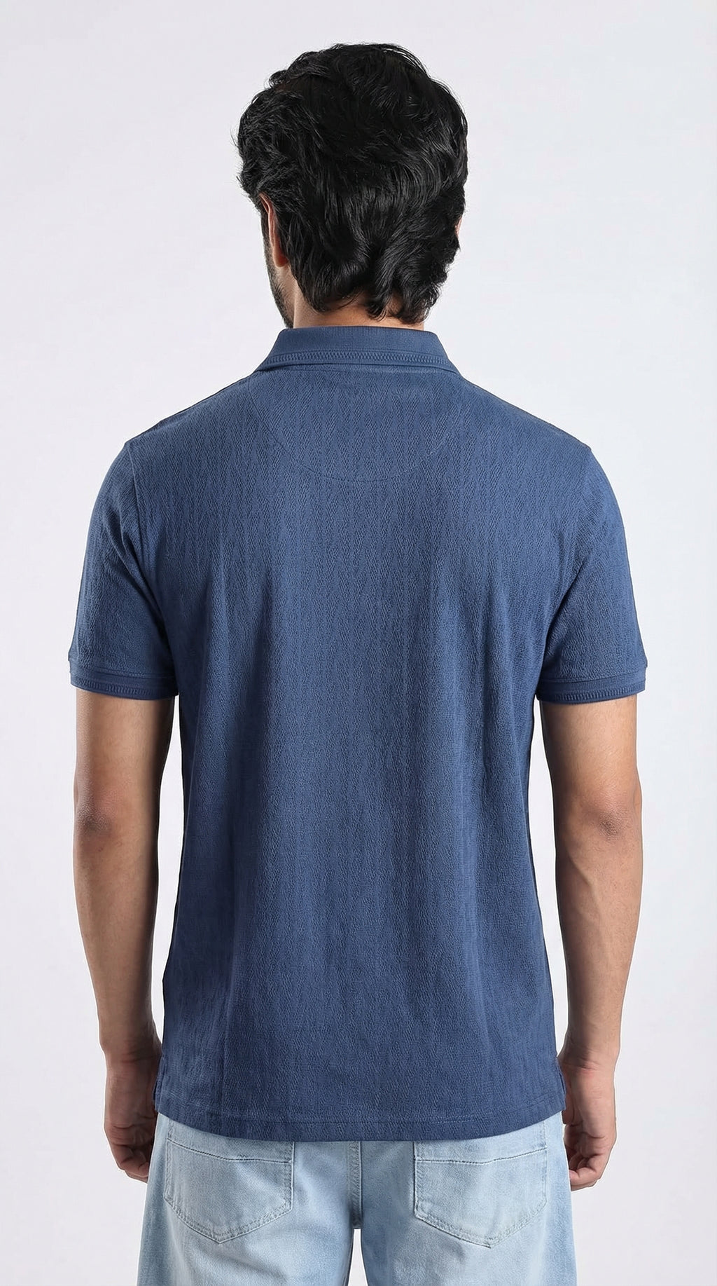 Texture Polo Navy