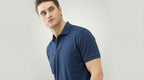 Texture Polo Navy