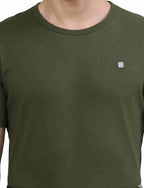 Men's Solid Crew Neck Performance T-Shirt