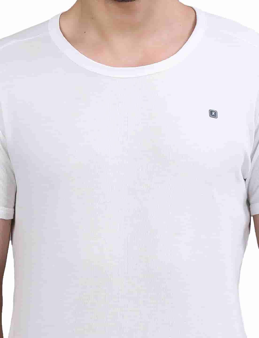 Men's Solid Crew Neck Performance T-Shirt