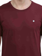 Men's Solid Crew Neck Performance T-Shirt