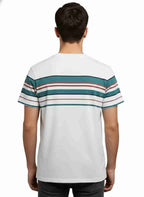 Men's Striped Athletic T-Shirt